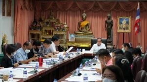 23 พ.ค. 66  ประชุมเตรียมความพร้อมการจัดการเลือกตั้งสมาชิกสภาเทศบาลฯ