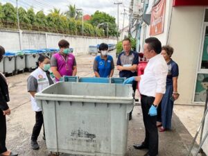 19 ก.ย.66 ลงพื้นที่สำรวจการจัดการคัดแยกมูลฝอย