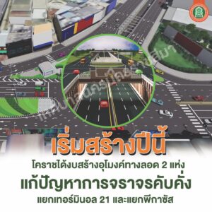 26 ก.ย.66 ทางหลวงโคราชแจงไทม์ไลน์เจาะอุโมงค์ทางลอด 2 แห่งผ่าเมืองแก้รถติด คาดพร้อมใช้ปี 69