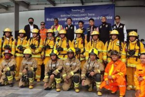 3 ต.ค.66 ฝึกซ้อมดับเพลิงและอพยพหนีไฟห้างสรรพสินค้าterminal21