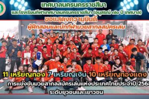 23 มิ.ย.68 ขอแสดงความยินดีผู้ฝึกสอนและนักกีฬามวยสากลสมัครเล่น